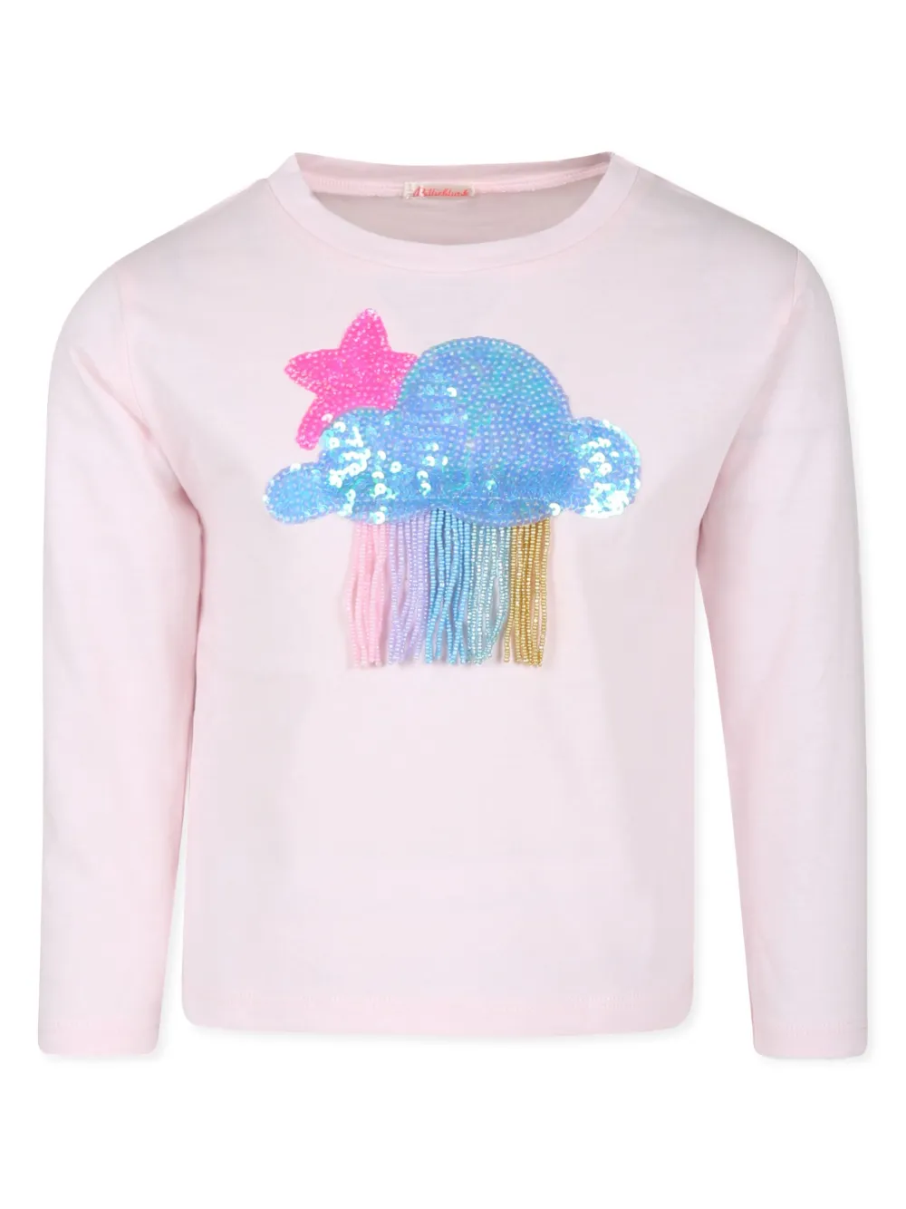 

Футболка с пайетками Billieblush, розовый