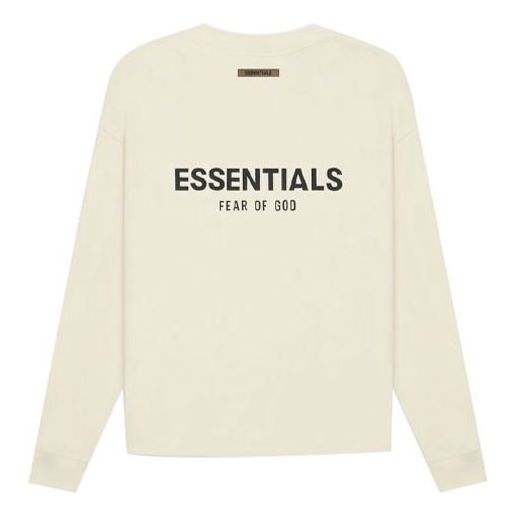 

Футболка Fear of God Essentials SS21 Long-Sleeve T-Shirt 'Cream', бежевый