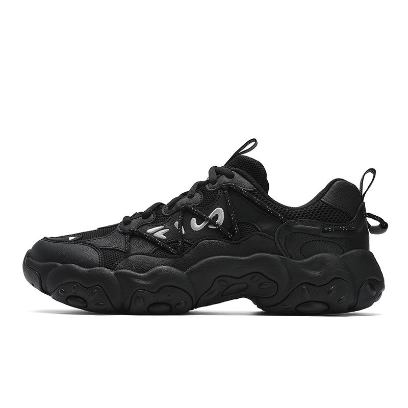 FILA FLUID 6 устойчивые к истиранию, дышащие, легкие низкие кеды мужские Black — фото 4