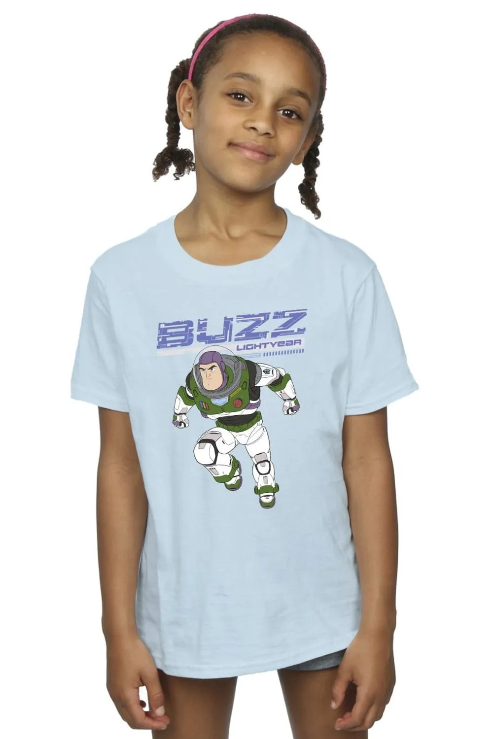 

Хлопковая футболка Lightyear Buzz Jump To Action Disney, синий