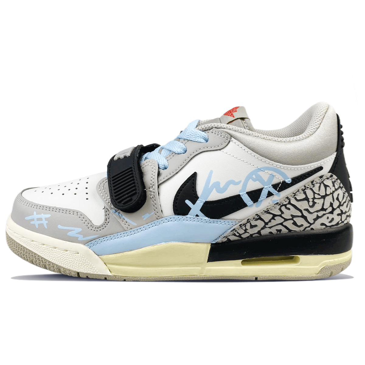 

Баскетбольные кроссовки Legacy 312 с низкой амортизацией для детей и подростков Jordan, белый