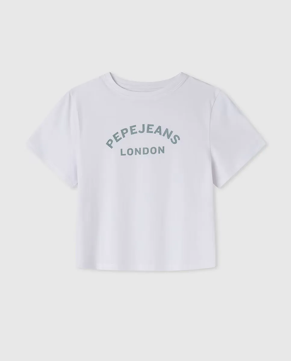 

Футболка для девочки Зои Pepe Jeans, белый