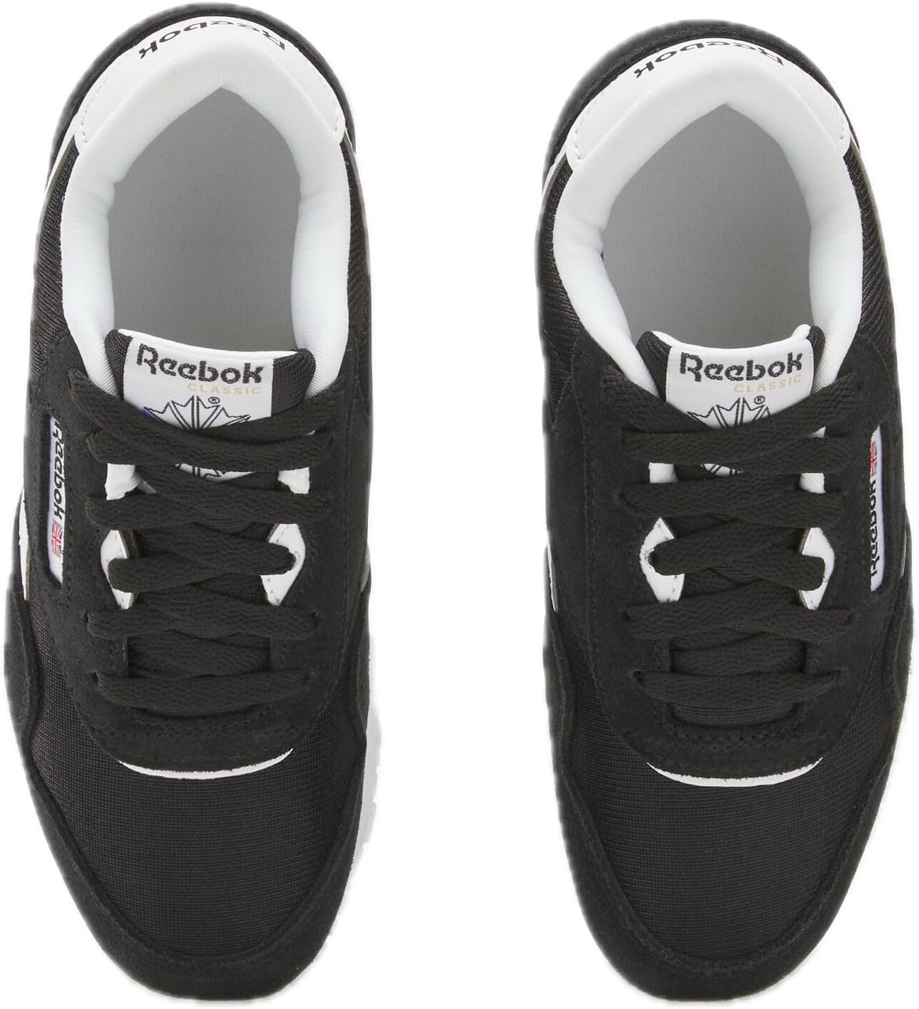 Мужские классические кроссовки Reebok из нейлона, белый/черный — фото 3
