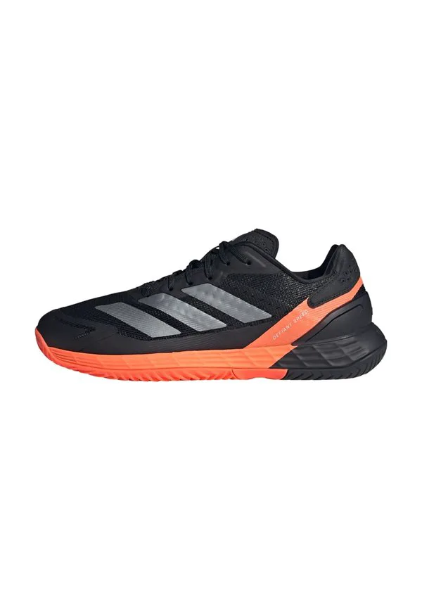 Теннисные кроссовки defiant speed 2 all-court Adidas Performance, Core Black Core Black Lucid Orange