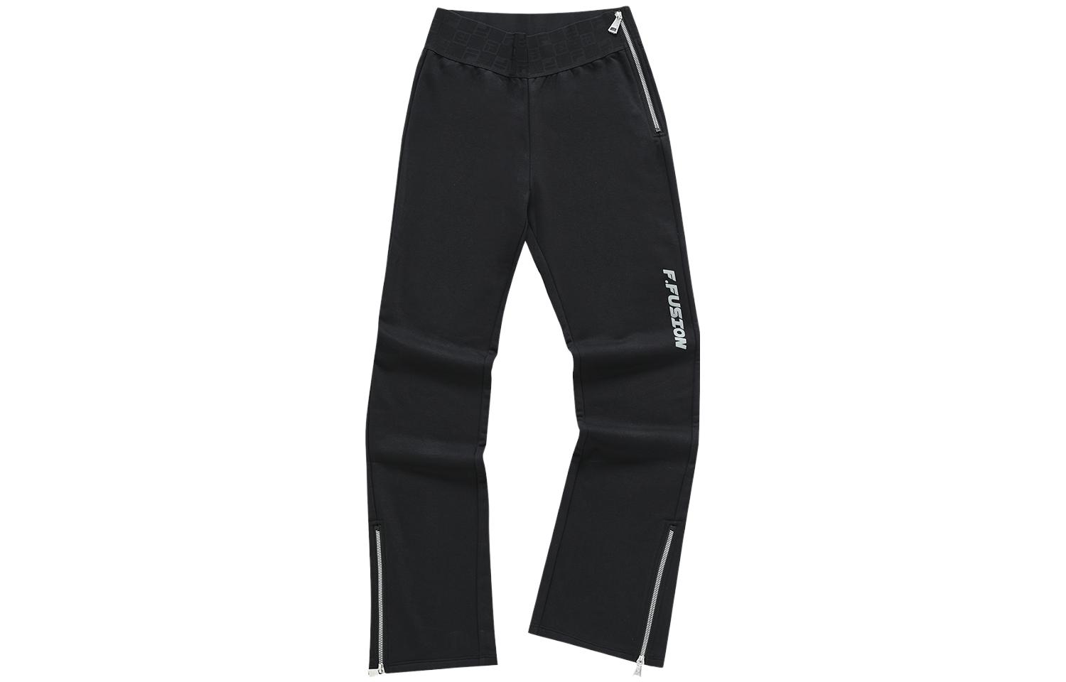 

X Beams X BEAMS совместная серия Вязаные спортивные брюки женские Jet Black FILA FUSION