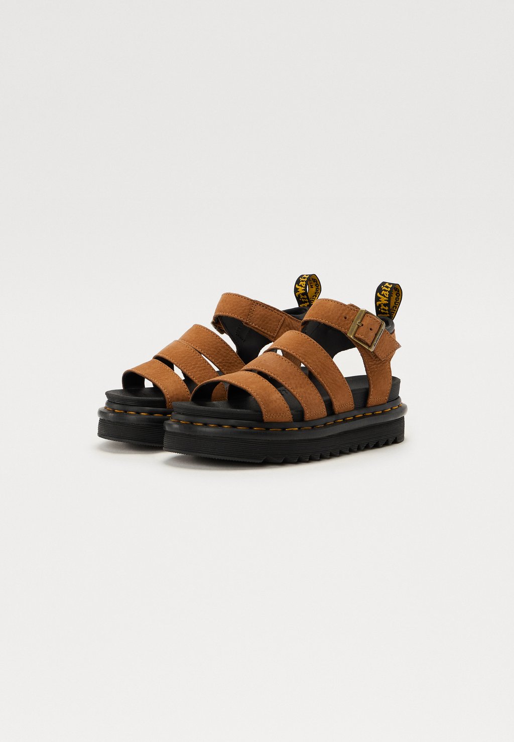 Босоножки на платформе BLAIRE Dr. Martens, коричневый — фото 2