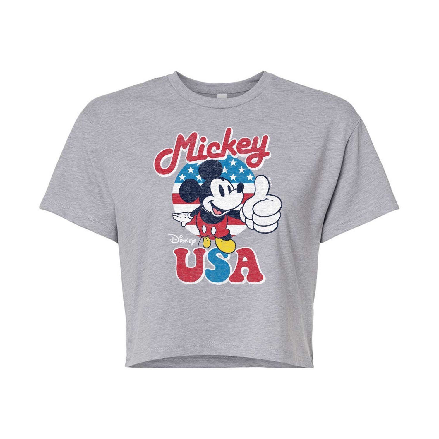 

Укороченная футболка Disney's Mickey Mouse Juniors USA Disney