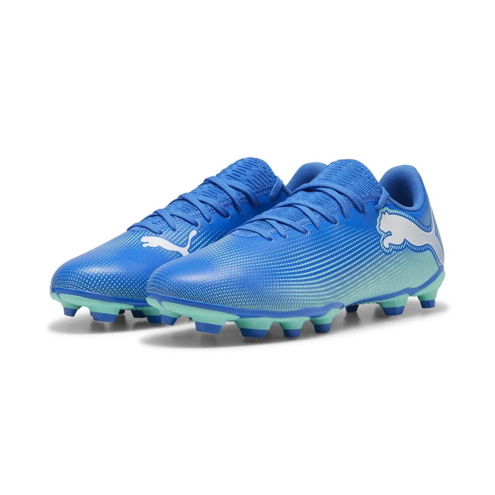 Мужские белые футбольные бутсы Future 7 Play FG/AG от Puma