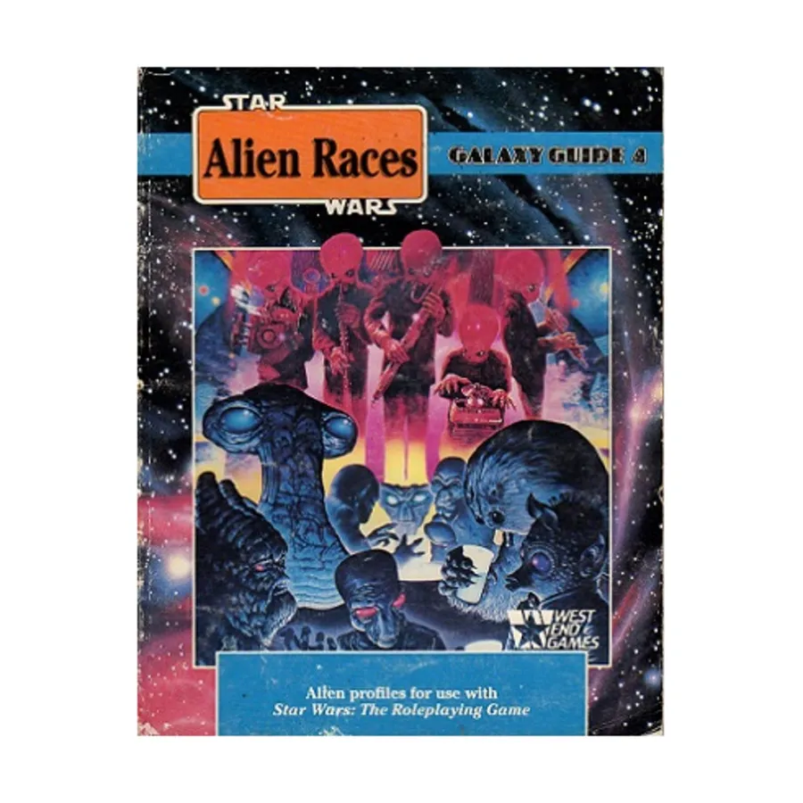 

Galaxy Guide #4 - Alien Races (1st Edition), Star Wars Roleplaying Game - Galaxy Guides (West End Games), мягкая обложка