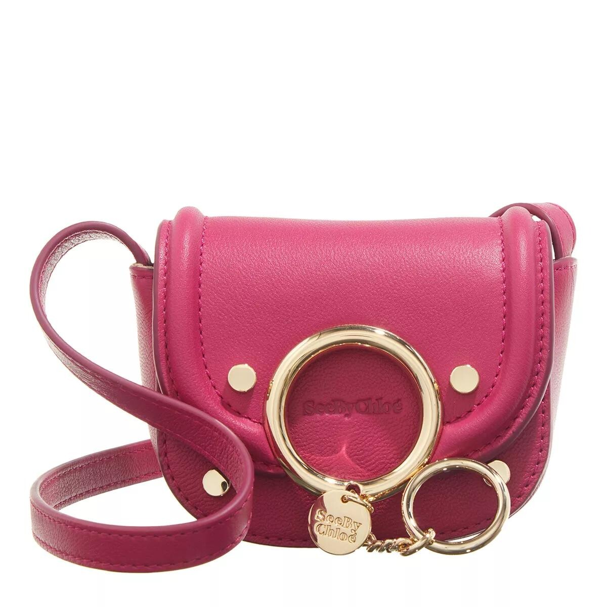 

Микросумка через плечо на магните. See By Chloé, розовый
