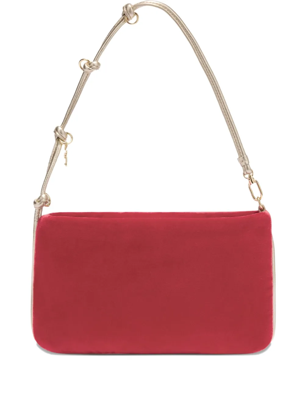 

Бархатная сумка на плечо Furla, красный