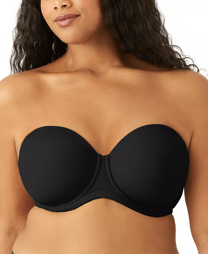 

Бюстгальтер Strapless на косточках Red Carpet Full Figure 854119, до чашки I Wacoal, черный