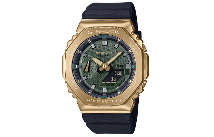 

CASIO Часы Unisex Full Metal Series Green Watch, Green Dial