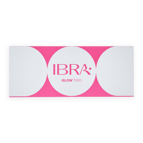 

Палитра хайлайтеров, 6,9 г Ibra Makeup Glow trio