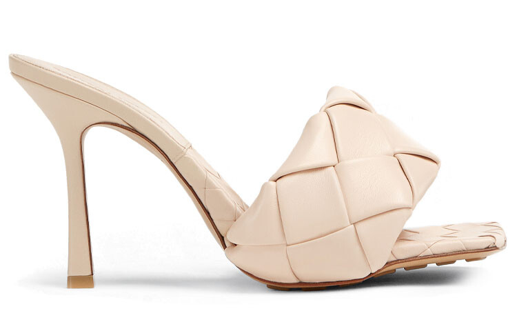 Lido High Heels женские бежевые Bottega Veneta — фото 2