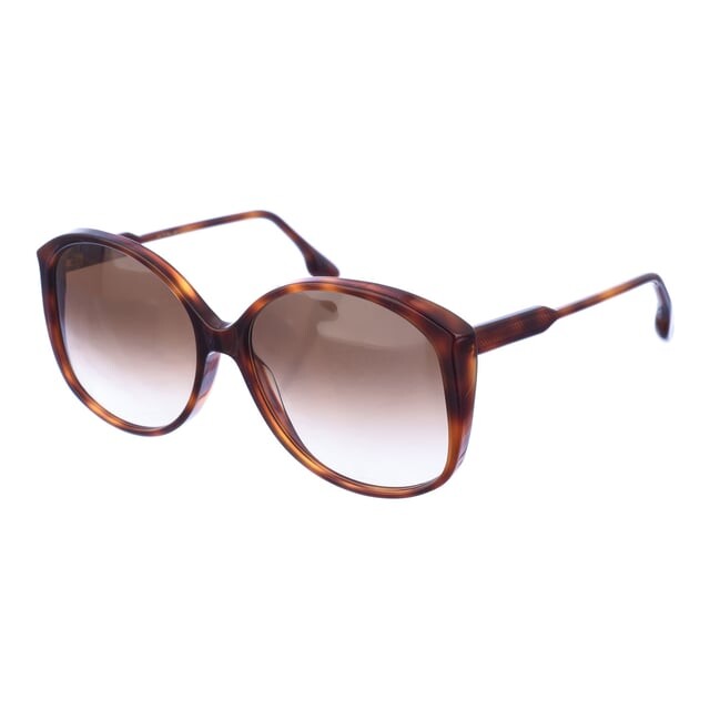 

Солнцезащитные очки овальной формы из ацетата vb629s женские Victoria, Victoria Beckham, коричневый