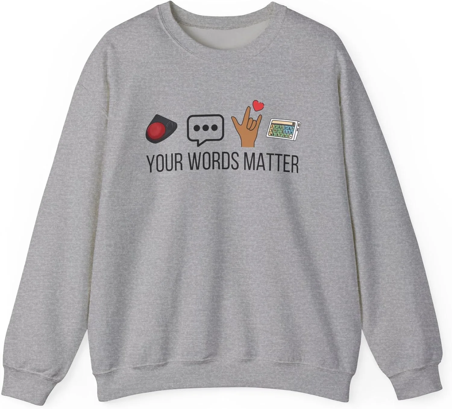 

Толстовка Your Words Matter, Speech therapy, ABA therapy, unisex