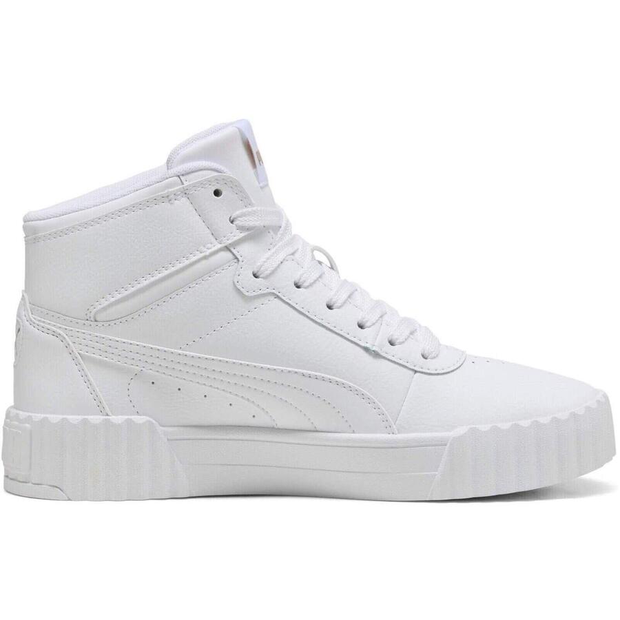 Кроссовки Puma Carina 3.0 Mid, белые, женские — фото 4