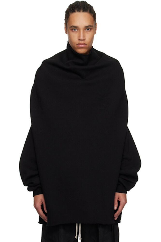 

Черная водолазка Hollywood Shroud Rick Owens DRKSHDW
