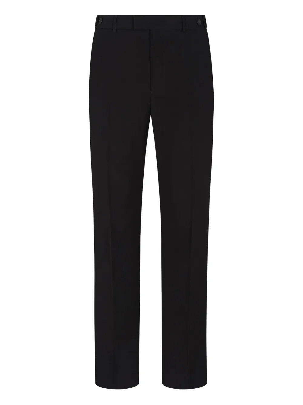 

Брюки с шлевками для ремня и боковыми ремнями Emporio Armani, черный