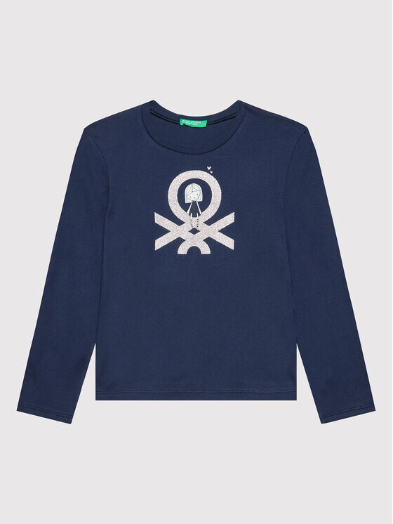 

Блуза стандартного кроя United Colors Of Benetton, синий