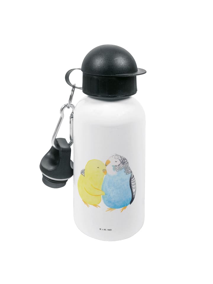 

Mr. & Mrs. Panda Бутылочка для воды Budgie, дизайн Love Design, без надписи, белого цвета