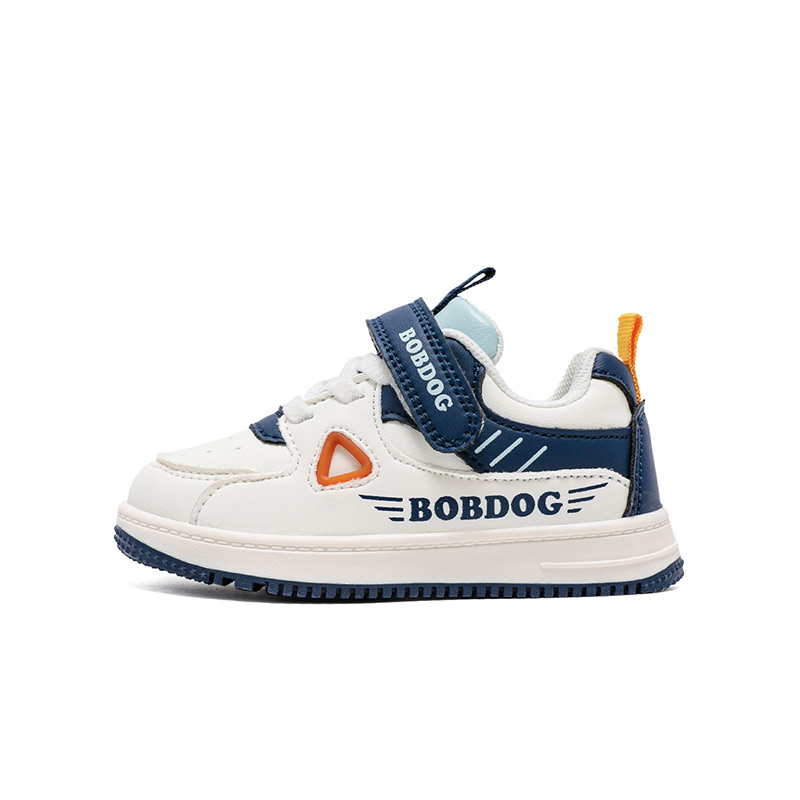 

Низкие детские кроссовки для скейтбординга BOBDOG, бежевый/темно-синий