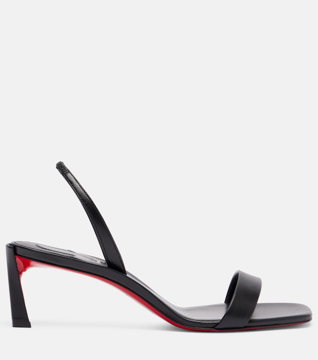 Кожаные босоножки O Condora 55 на ремешке Christian Louboutin, Black/Lin Black — фото 4