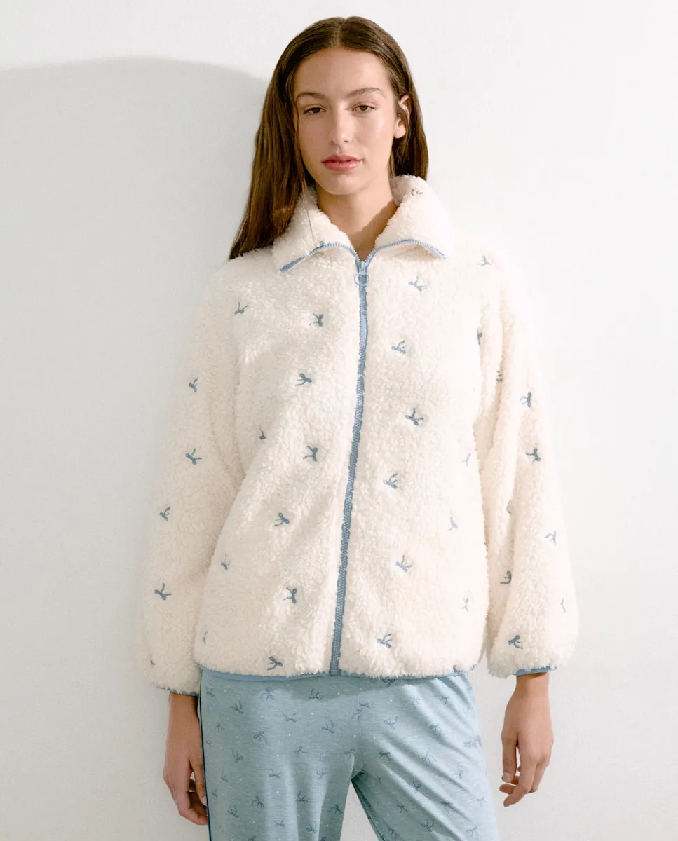 

Пижамный верх на молнии Énfasis, синий