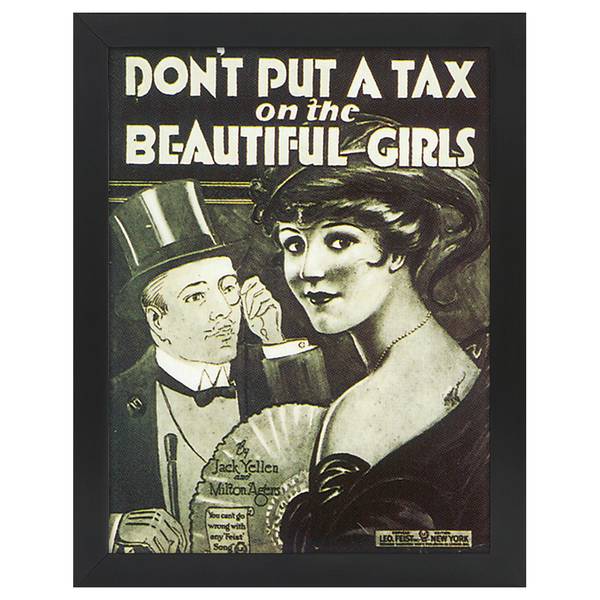 

Рамка для фотографий LegendArte No Tax on beautiful Girls, черный