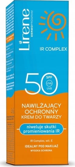 

Солнцезащитный увлажняющий защитный крем для лица SPF50 40мл Lirene, Синий, Солнцезащитный увлажняющий защитный крем для лица SPF50 40мл Lirene