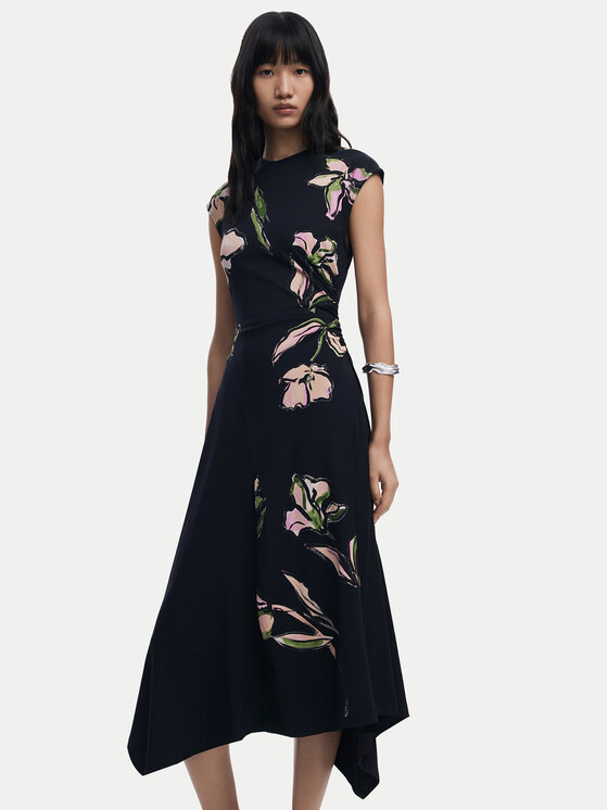 

Повседневное платье slim fit Katrina 25WWVK12 Desigual, черный