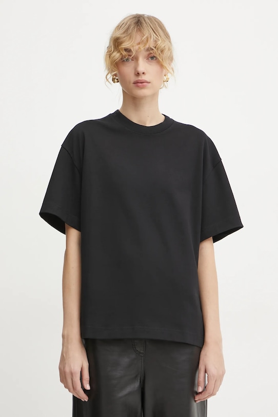 

Хлопковая футболка Filippa K, черный