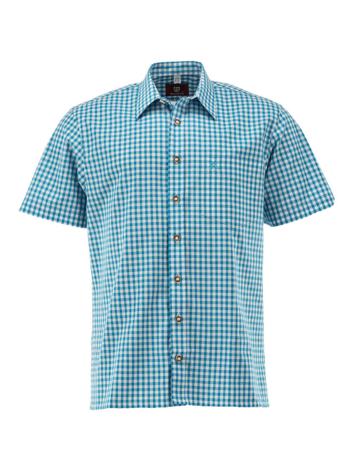 

Традиционная рубашка Зихул бирюзового цвета OS-Trachten