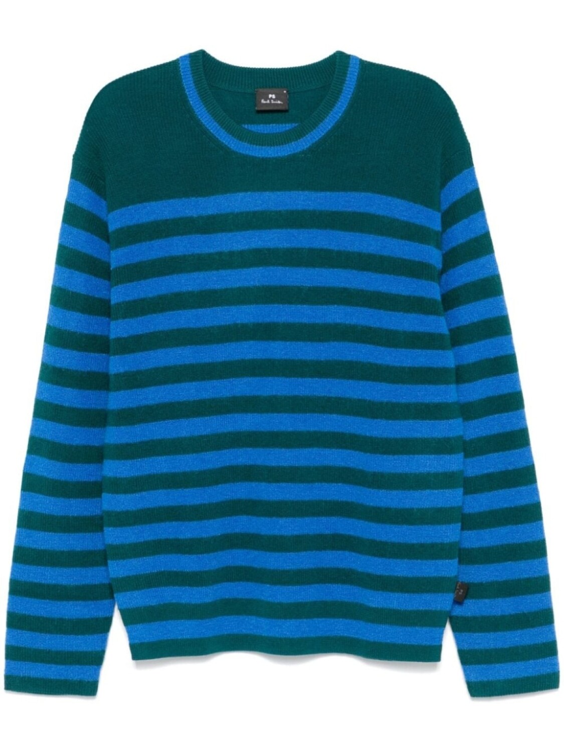 

PS Paul Smith полосатый свитер, зеленый