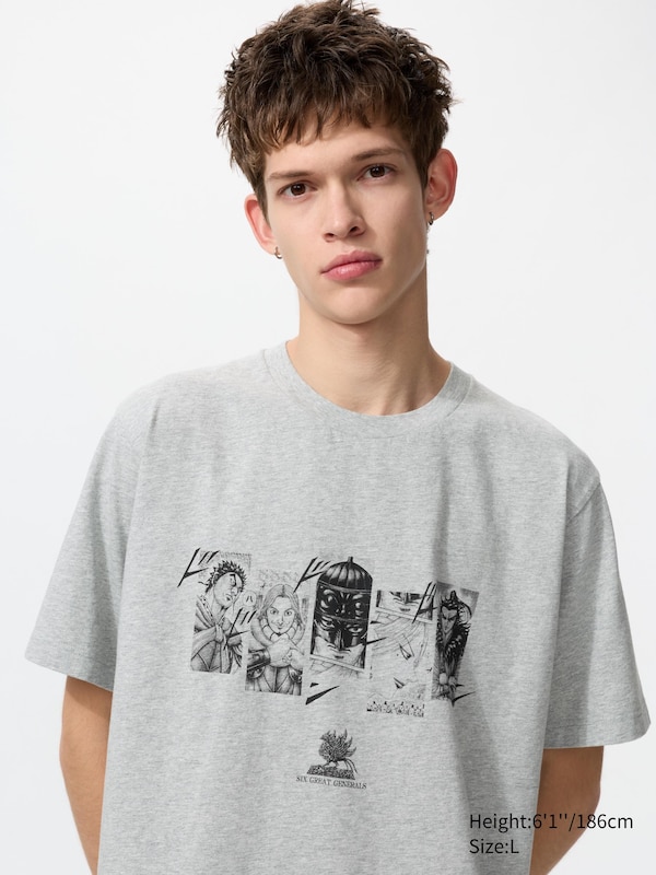 

Футболка UT Manga 100th Uniqlo, 03 grey, Серый, Футболка UT Manga 100th Uniqlo, 03 grey