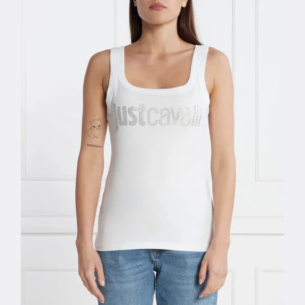 

Топ стандартного кроя Just Cavalli, белый