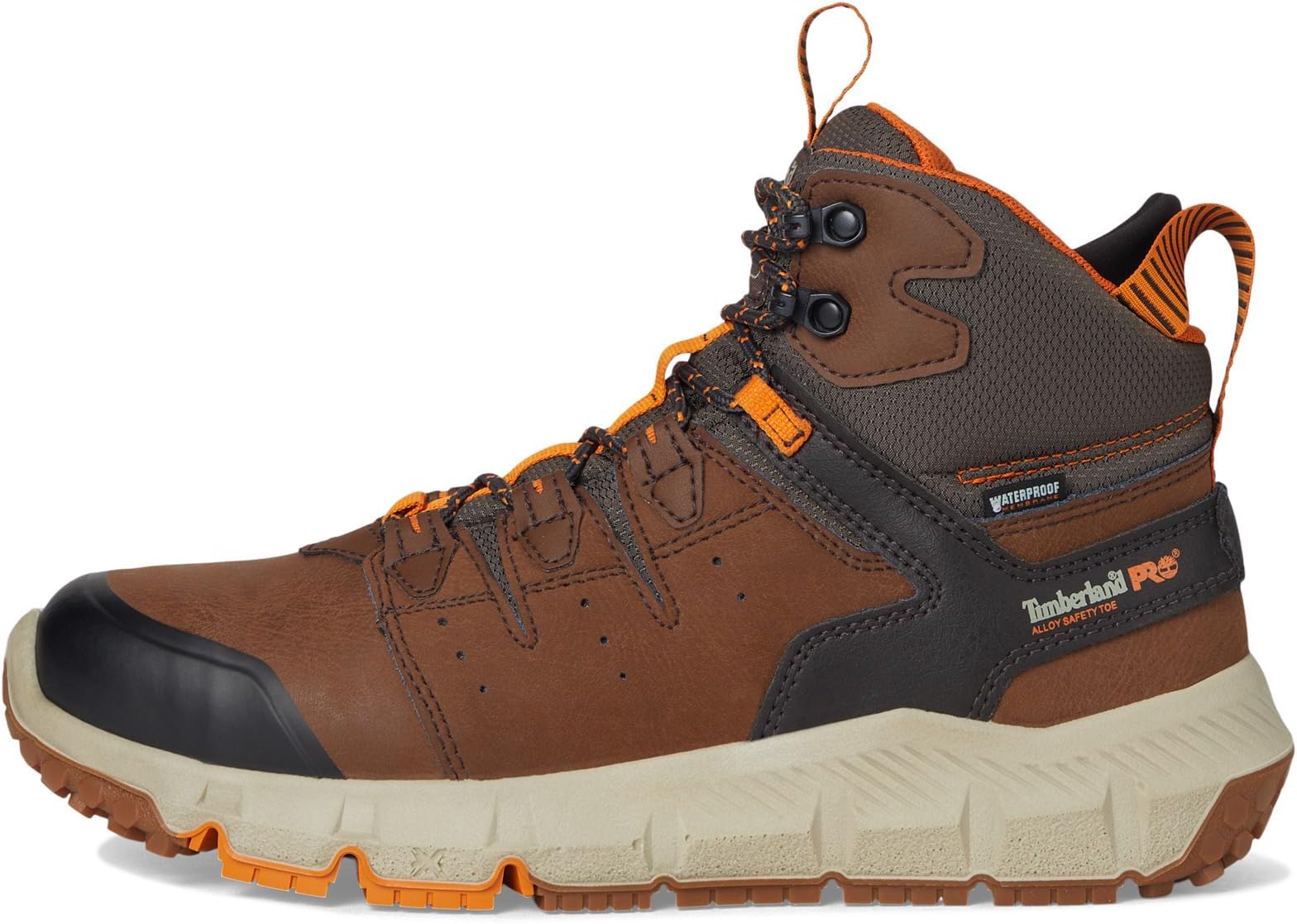 Мужские ботинки Timberland PRO Tempe Alloy водонепроницаемые с укрепленным носком, коричневый — фото 4