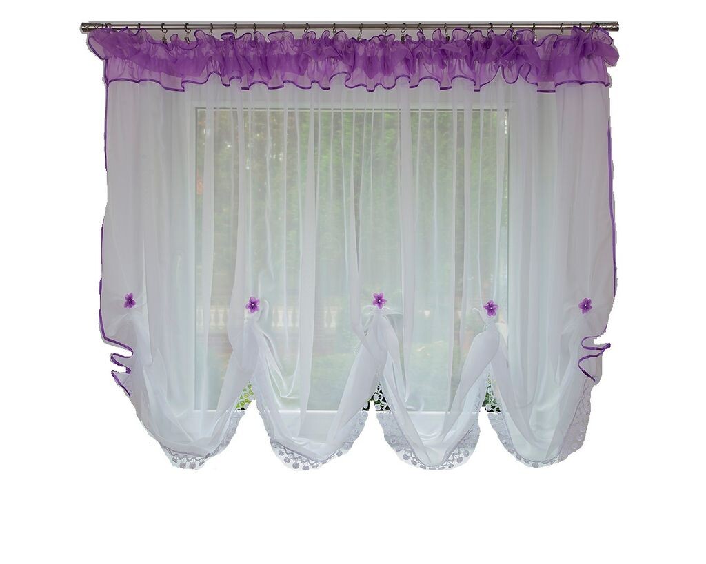 

Готовая штора OKLAHOMA 390х145 VOICE Синий Drapella, светло-фиолетовый