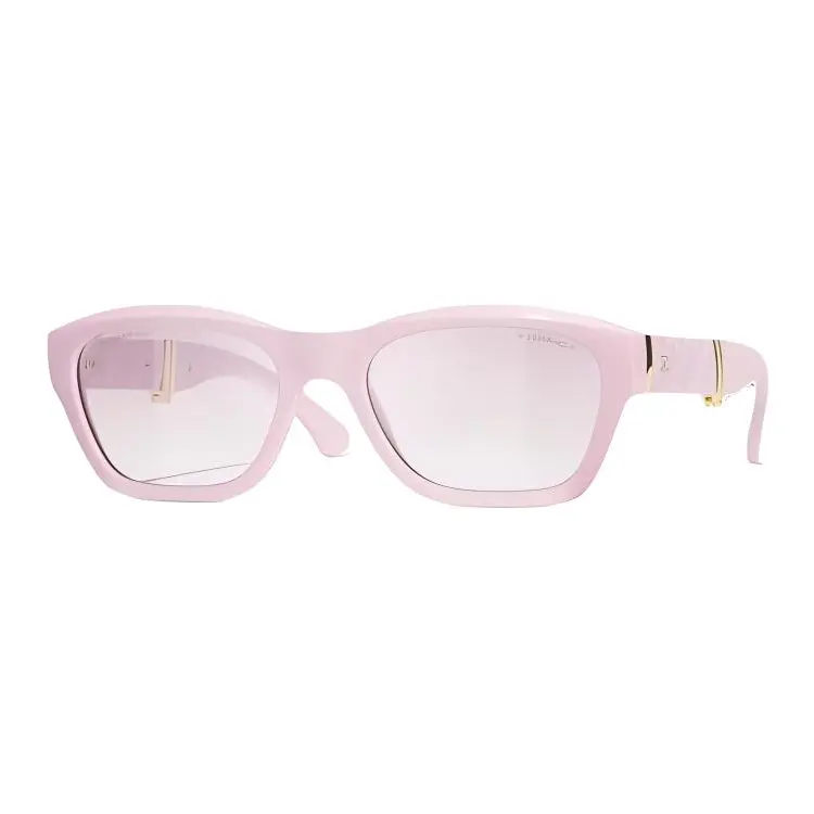 

CHANEL Нейлоновые квадратные солнцезащитные очки унисекс розовые, Pink