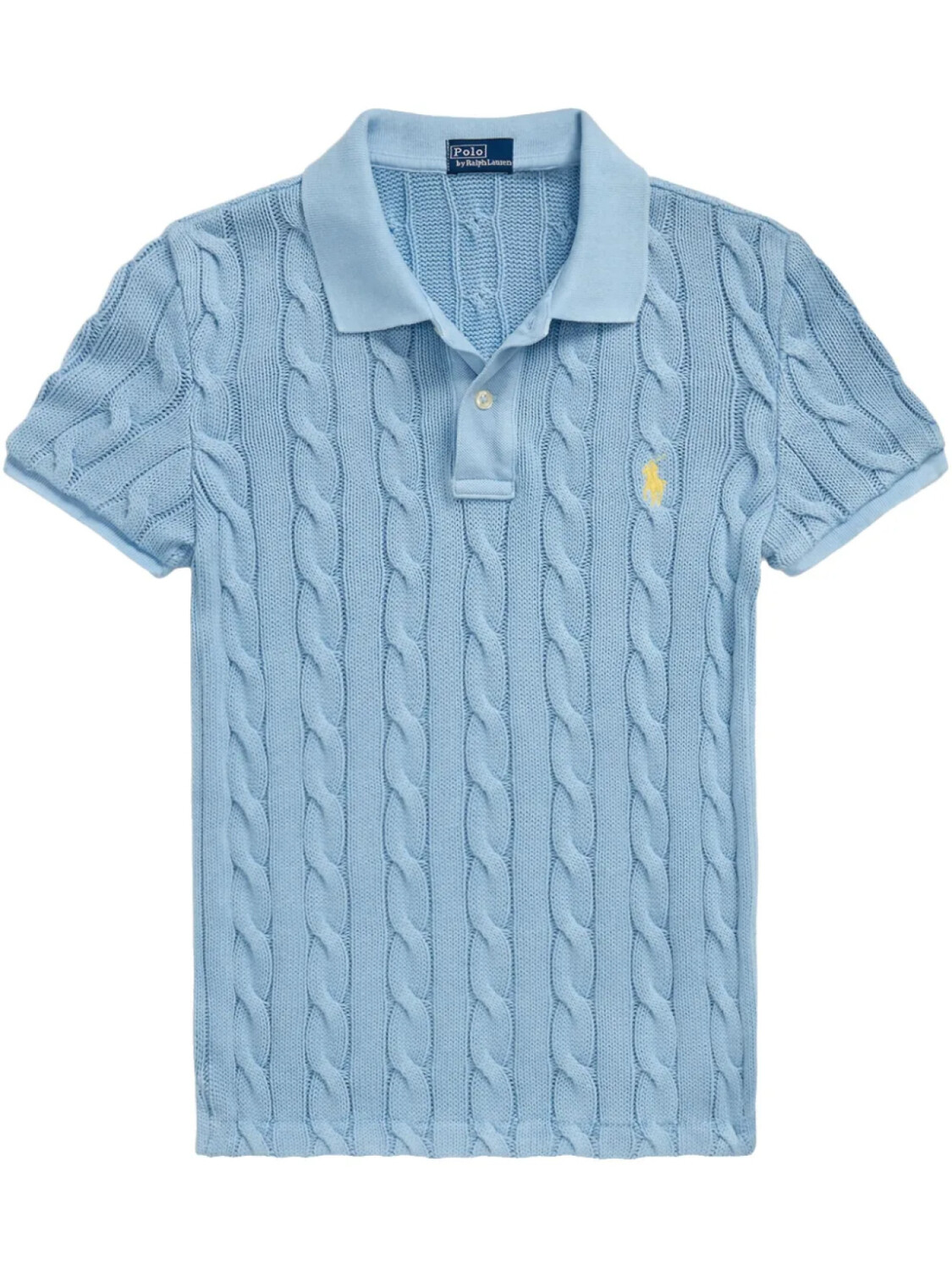 

Polo Ralph Lauren рубашка поло фактурной вязки, синий