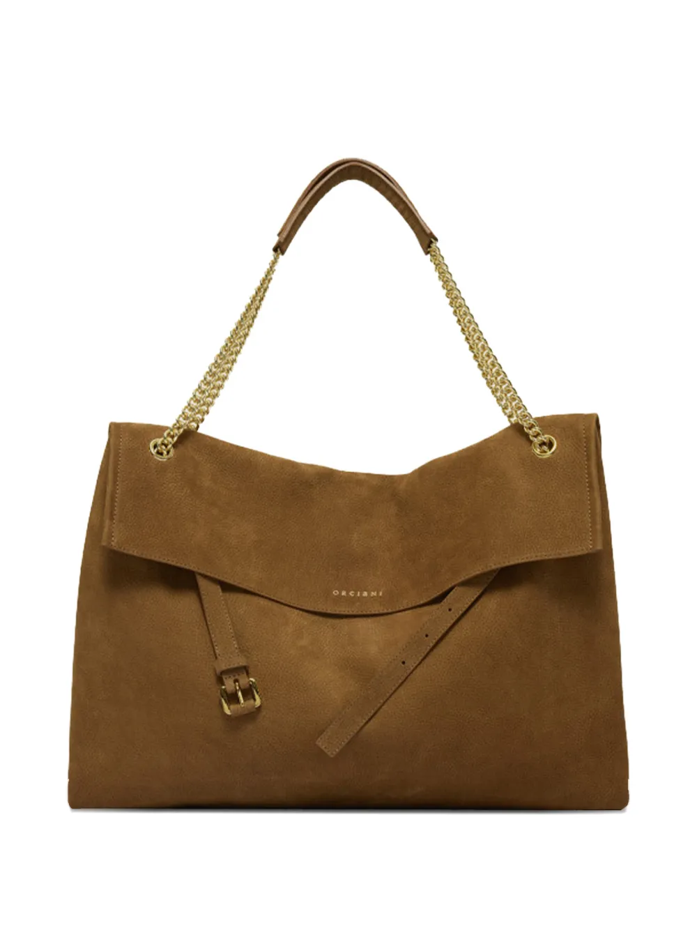 

Плечевая сумка Venus с цепочкой и пряжкой Orciani, коричневый
