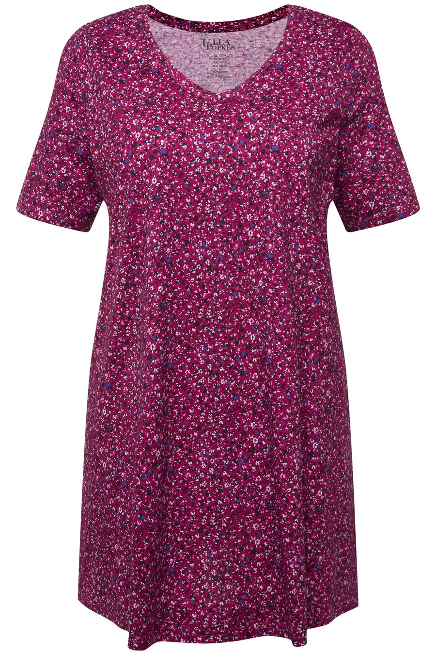 

Футболка Ulla Popken Shirt, цвет dark pink