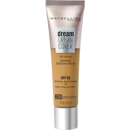 

Maybelline Dream Urban Cover Универсальный защитный макияж 336 SPF 50 Золотая бронза Maybelline New York