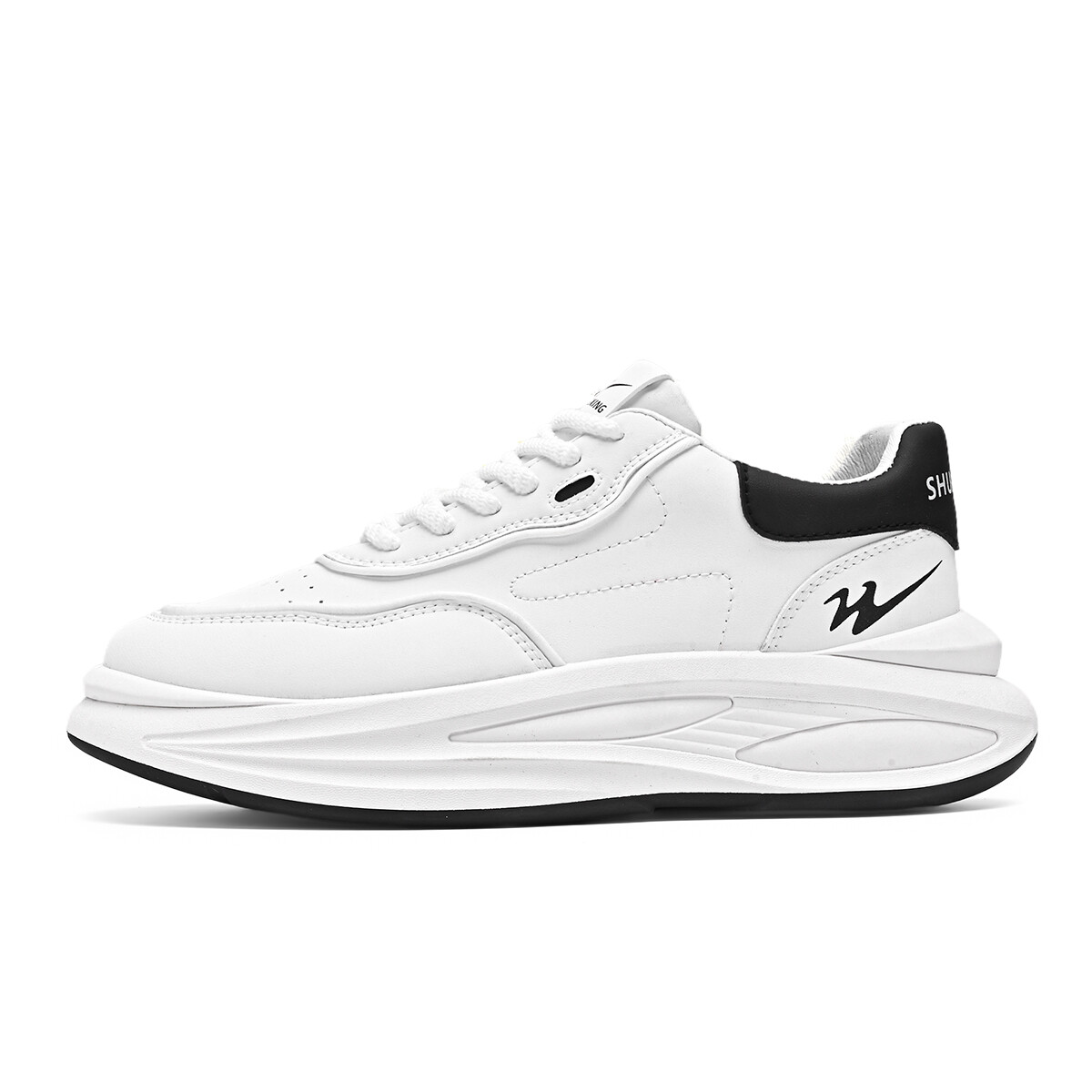 

Кроссовки Binary Skateboarding Shoes Men Low-top Black, белый/черный