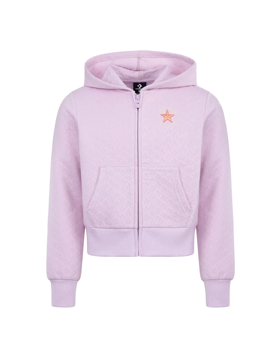 

Толстовка на молнии Converse Star Pointelle, цвет Rosa