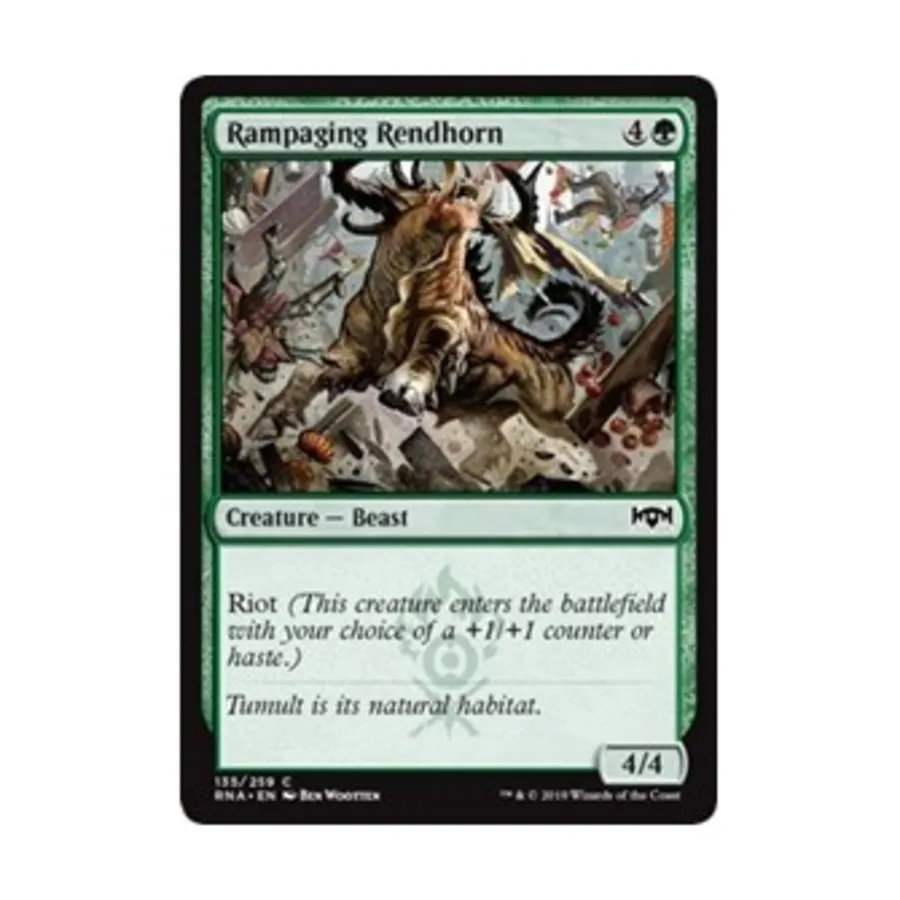 

CCG Неистовый Рендхорн (клавиша C), MTG - Ravnica Allegiance