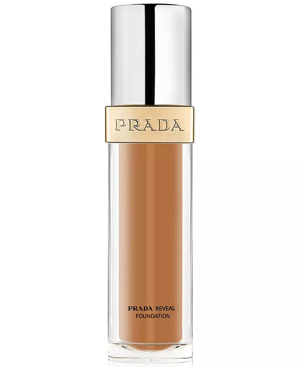 Reveal — многоразовая жидкая тональная основа для оптимизации кожи с SPF 17 Prada Beauty, dn70 dark neutral