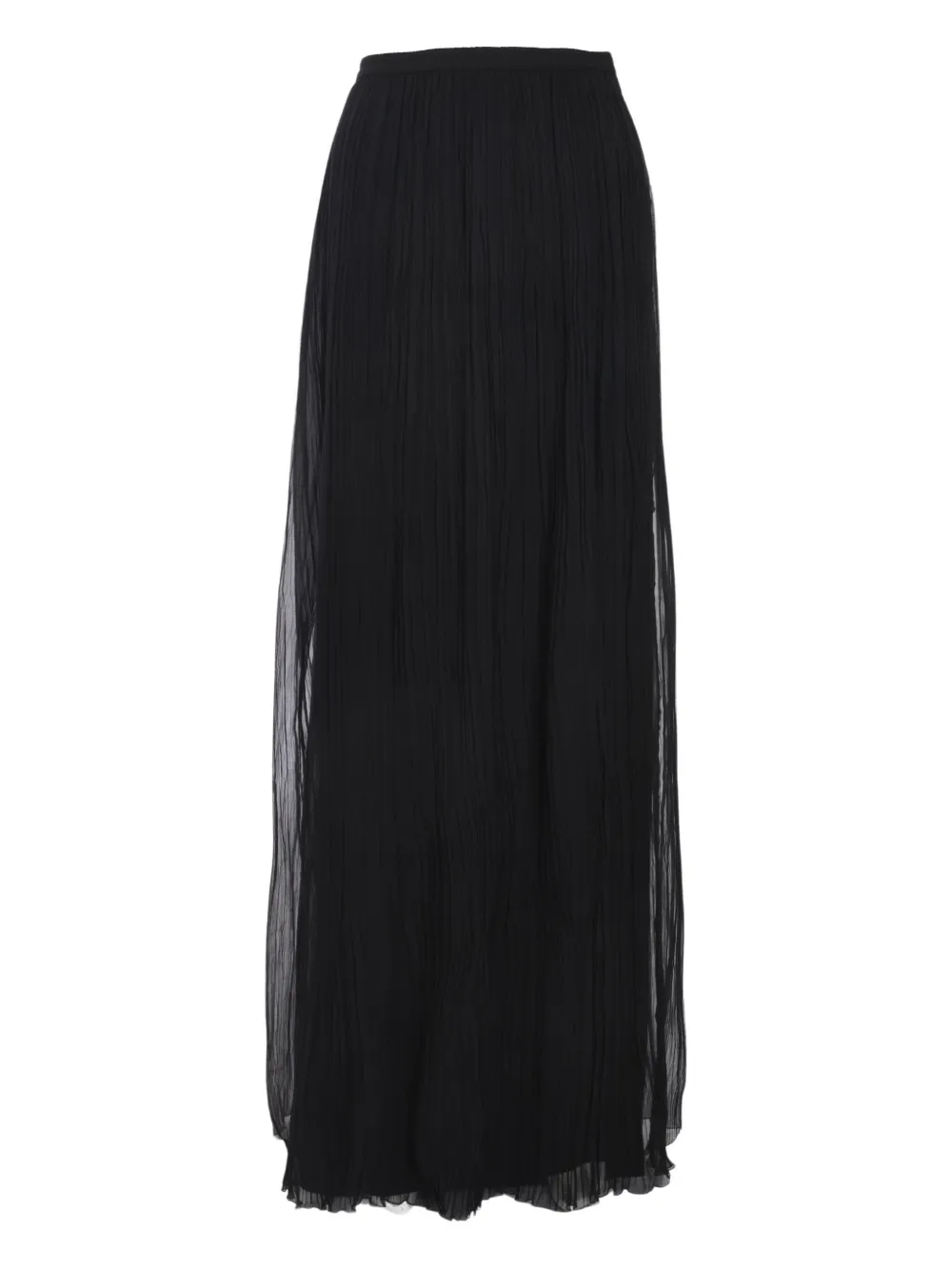 

Плиссированная юбка макси Alberta Ferretti, черный