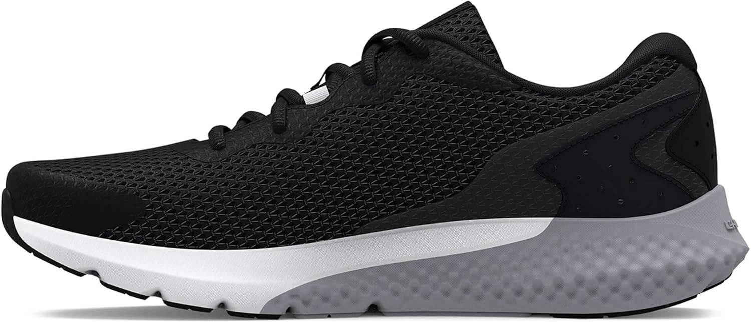 Мужские кроссовки Under Armour Charged Rogue 3, черно-белый — фото 3